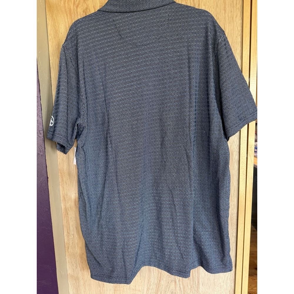 Disney Parks Men's Navy And White Short Sleeve Polo Shirt Sz XL Lightweight NWT - Picture 4 of 4